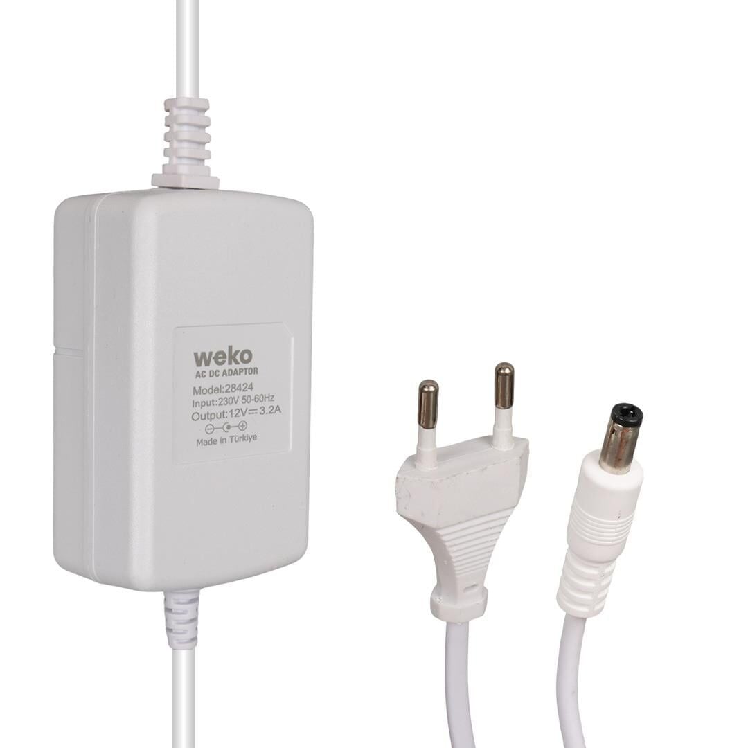 Weko Tottolet 1200 12 Volt - 3.2 Amper 5.5 2.5 Uçlu Adaptör