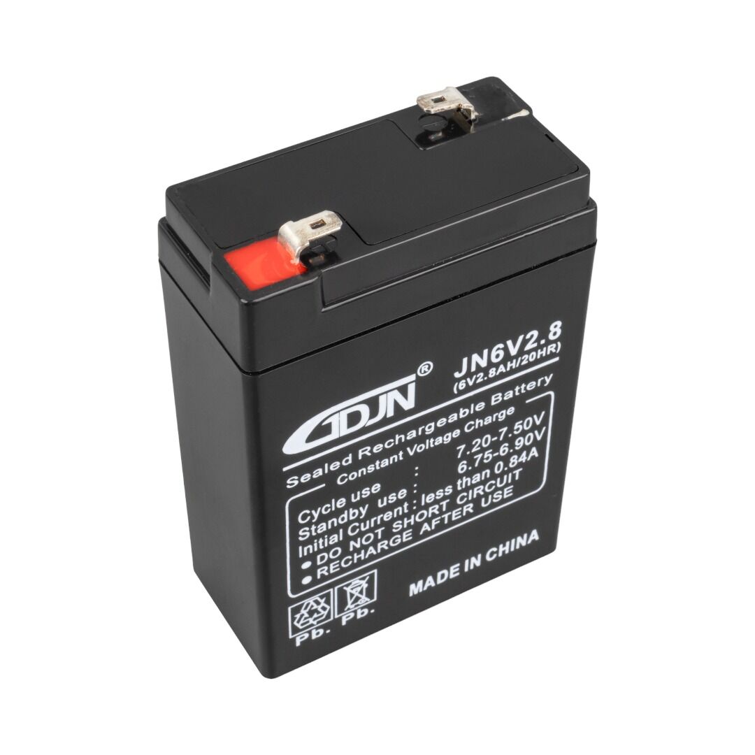 GDJN JN6V2.8 6 Volt - 2.8 Amper Dik Akü (66 x 33 x 97 mm)