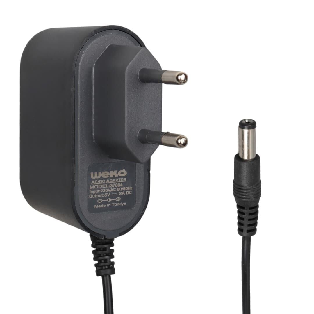 Weko WK- 37864 5 Volt - 2 Amper 5.5*2.1 Mm Uçlu Adaptör
