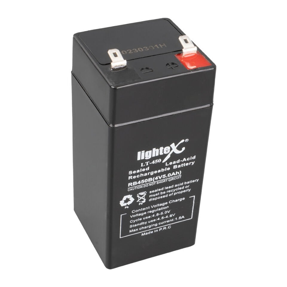 Lightex Lt-450 4 Volt 5 Amper Kuru Işıldak Aküsü