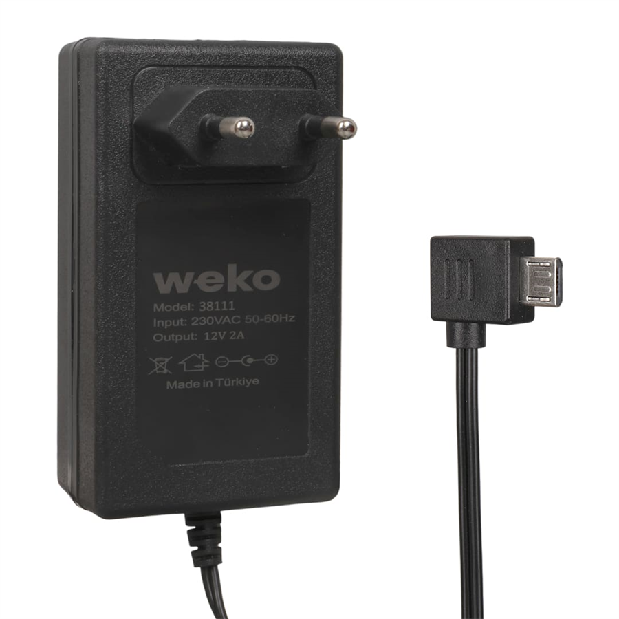Weko WK-38111 12 Volt - 2 Amper Micro Usb L Uçlu Adaptör