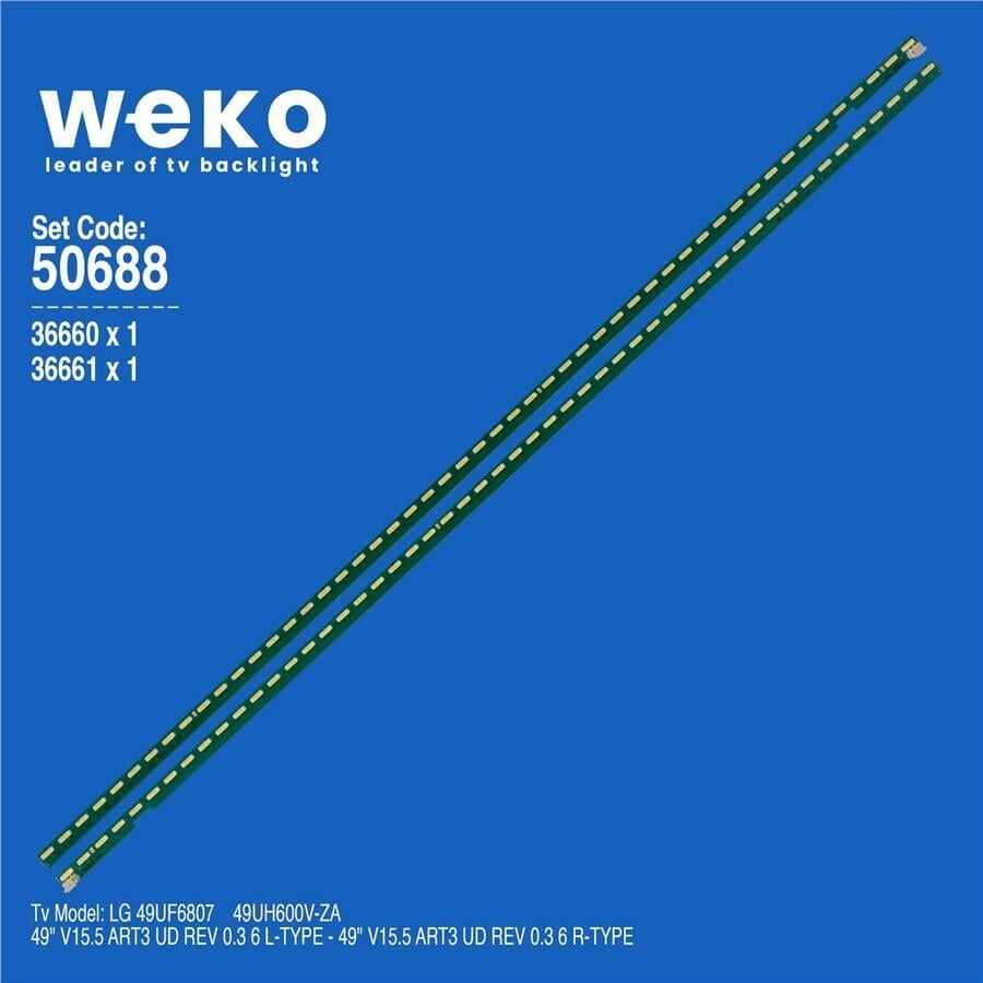 Wkset-5688 36660X1 36661X1 49 V15.5 Art3 Ud Rev 0.3 6 2 Adet Led Bar (51Led)
