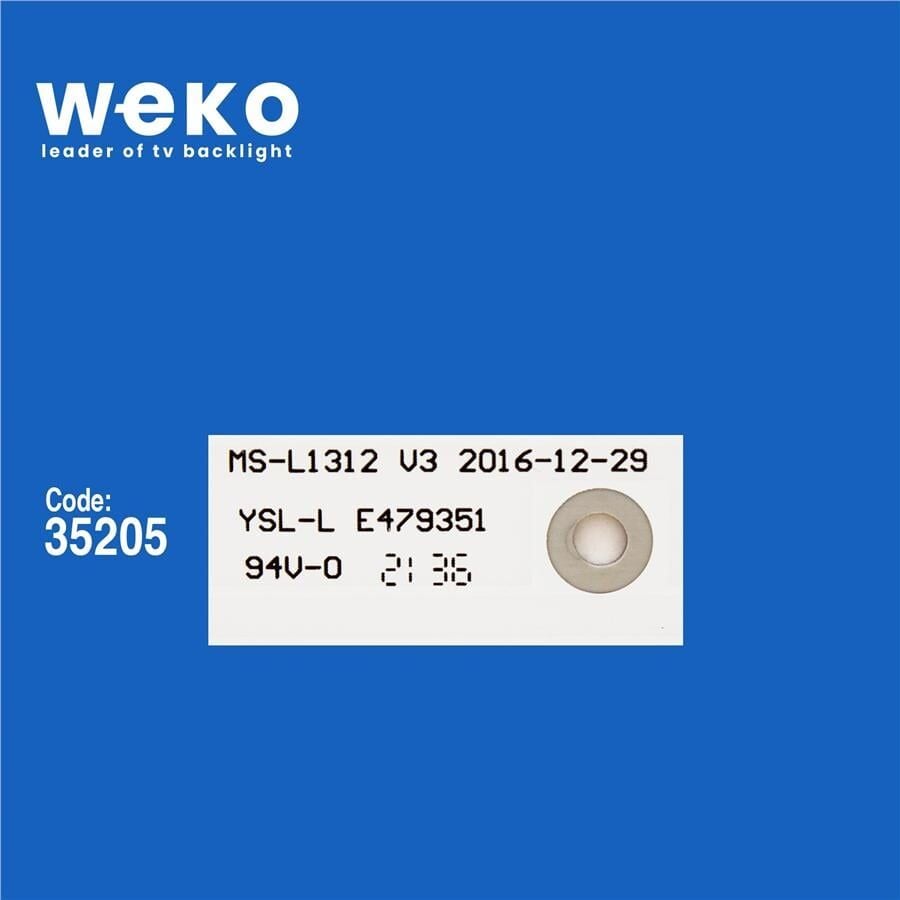 Wkset-5690 35205X4 Ms-L1312 V3 - A3 4 Adet Led Bar