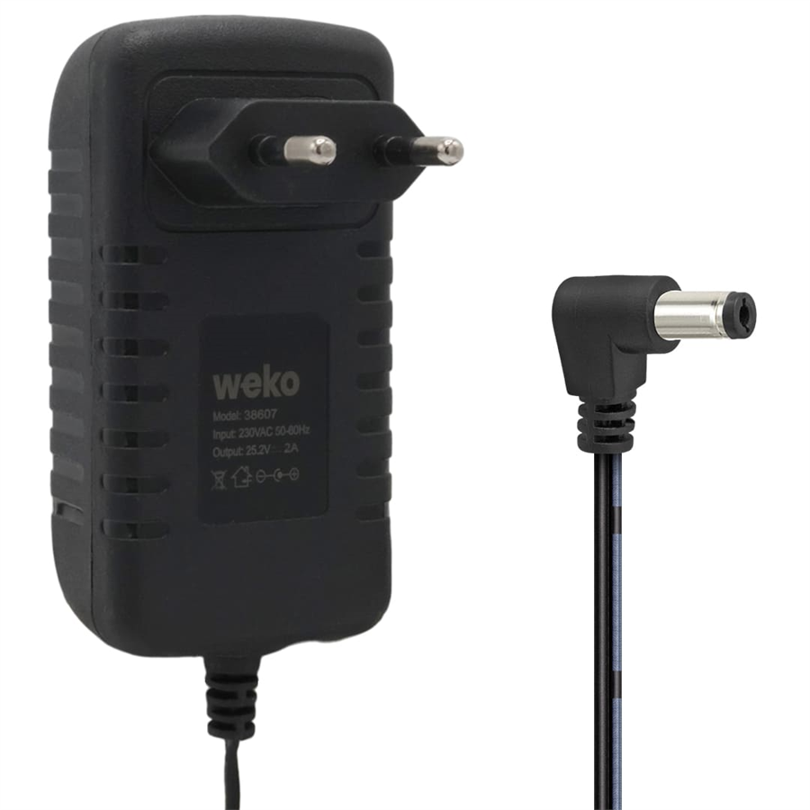 Weko 25.2 Volt - 2 Amper 5.5X2.5Mm Uçlu Priz Tipi Adaptör