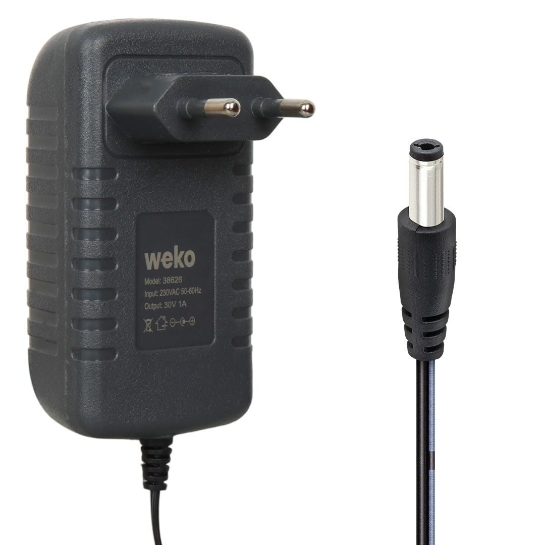 Weko WK-38626 30 Volt - 1 Amper 5.5*2.5 Mm Uçlu Şarj Adaptör