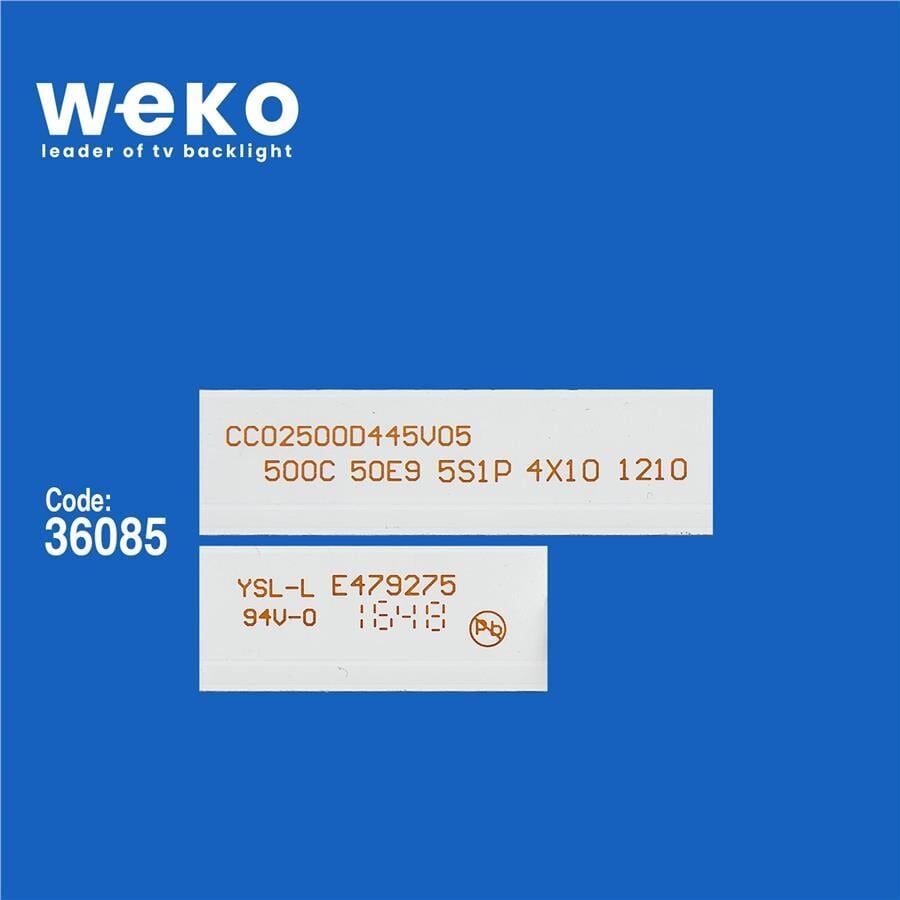 Wkset-5700 36085X8 500C 50E9 5S1P 4X10 1210  Cc02500d445v05 Ys-L E479275 8 Adet Led Bar