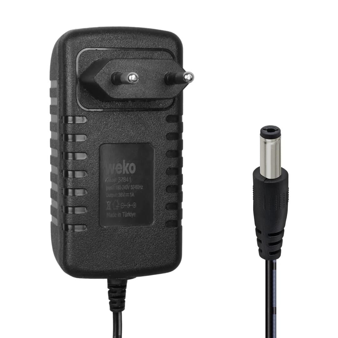 Weko WK-37841 36 Volt - 1 Amper 5.5*2.5 Mm Uçlu Adaptör