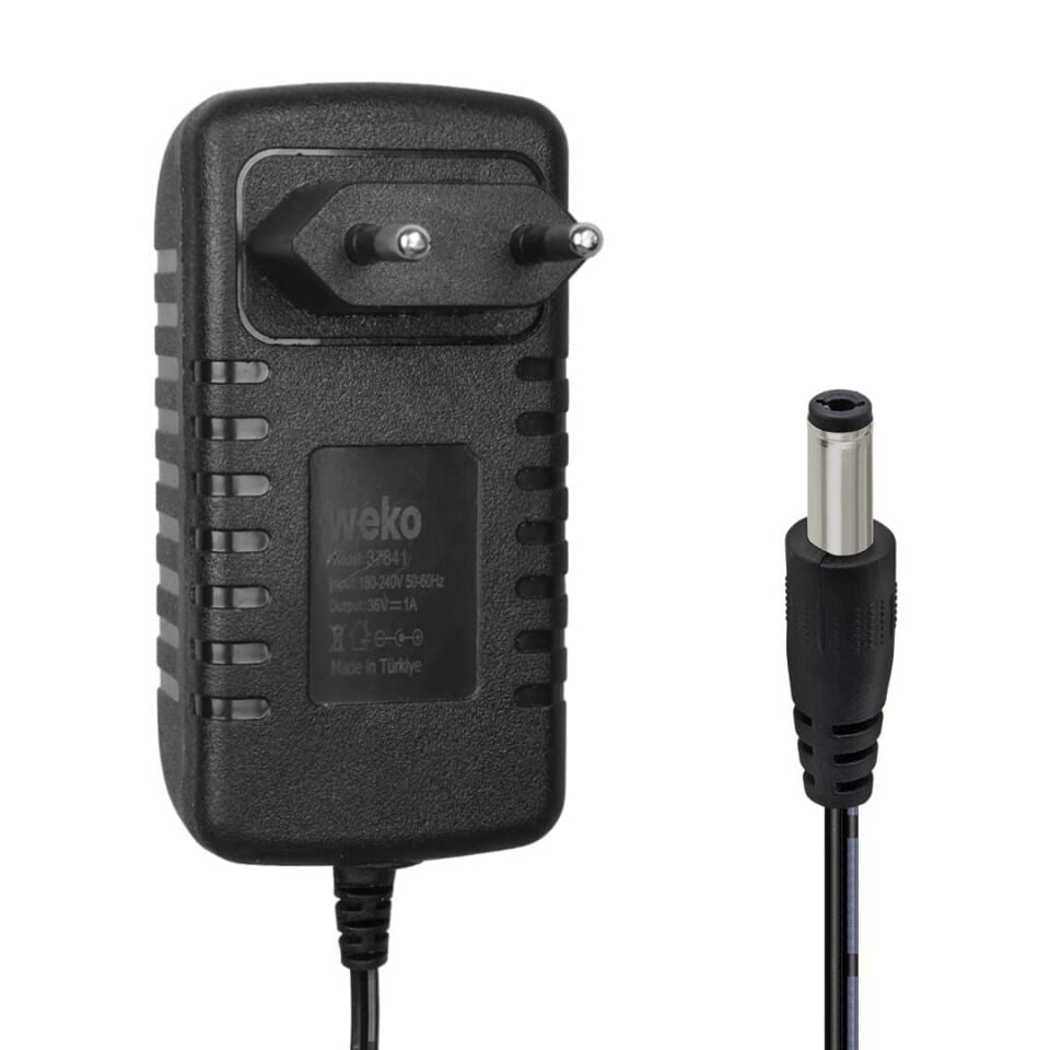 Weko WK-37841 36 Volt - 1 Amper 5.5*2.5 Mm Uçlu Adaptör
