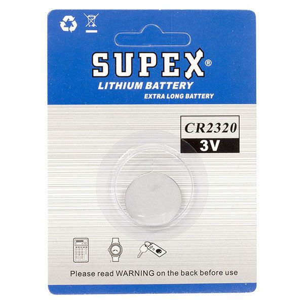 Supex CR2320 3 Volt Lityum Pil (Tekli Paket)