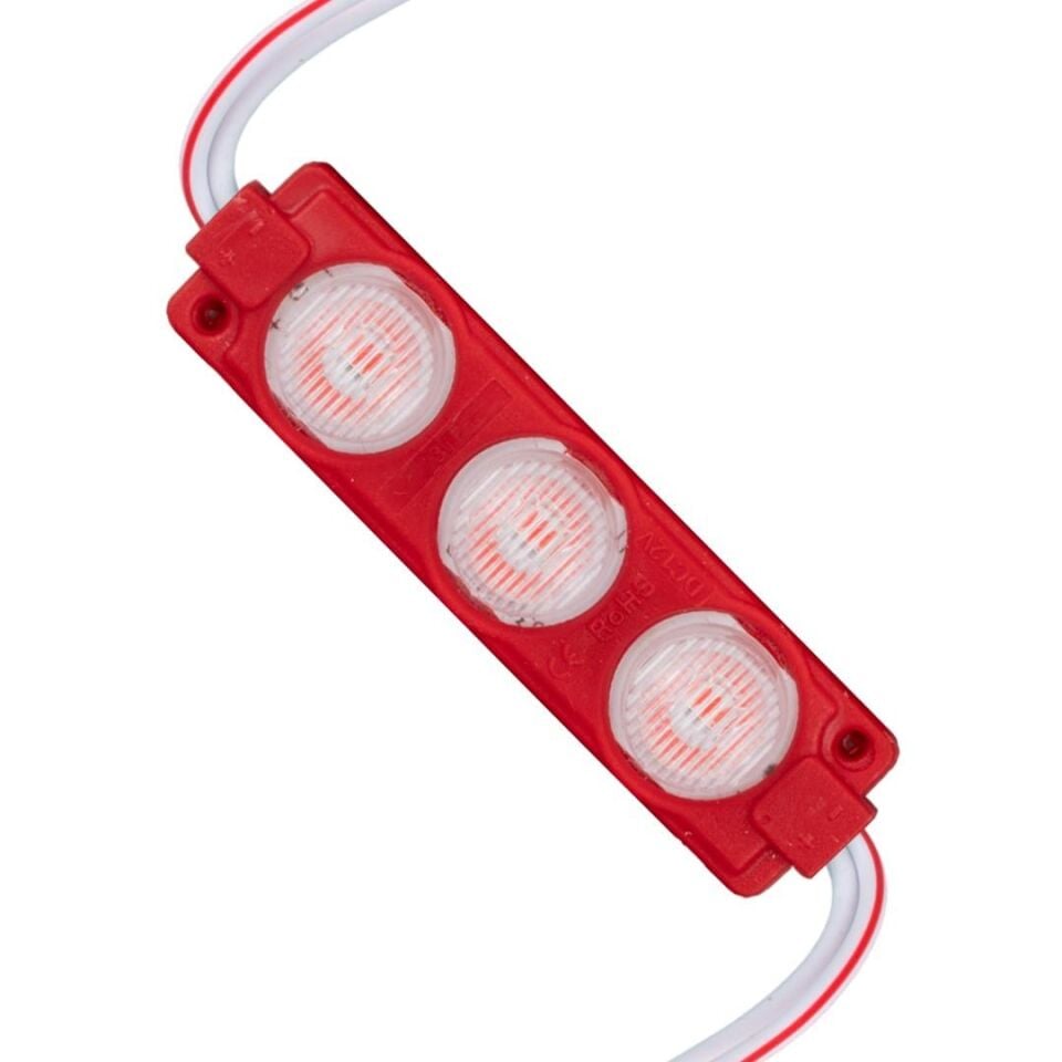 Powermaster 74X20 Mm 12 Volt 3 Watt Kırmızı Modül Led