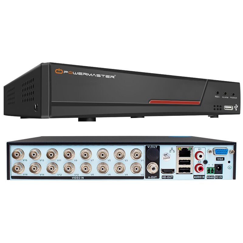 Powermaster PM-4409 6in1 16 Kanal 5mpn DVR Kayıt Cihazı H265
