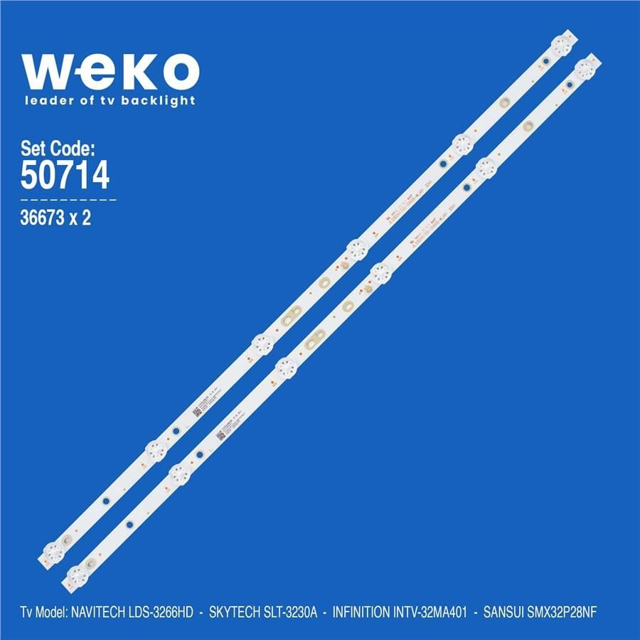Wkset-5714 36673X2 Jl.D32061330-006Gs-M_V01 32N1 2 Adet Led Bar (6V6led57,4Cm)
