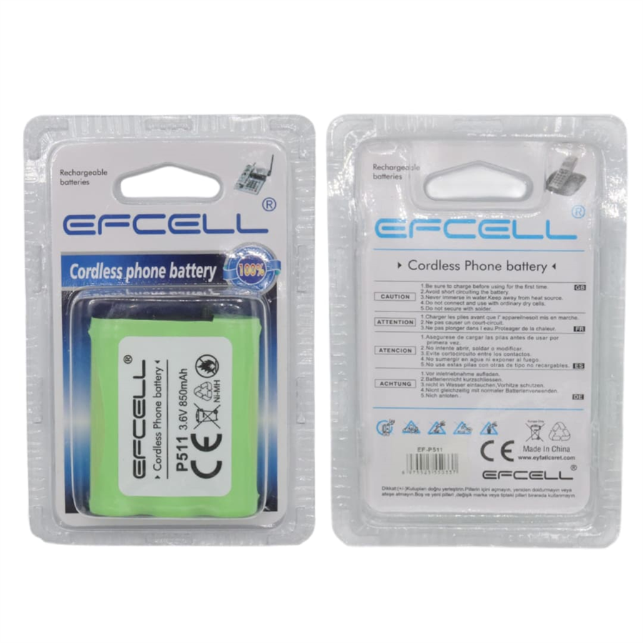 Efcell P511 3.6V 850 Mah Ni-MH Telsiz Telefon Bataryası