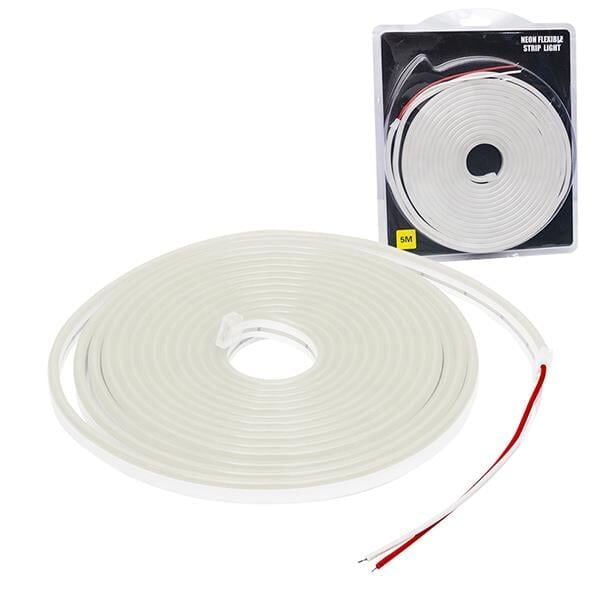 Powermaster PM-19652 12 Volt 5 Metre Beyaz Neon Şerit Led