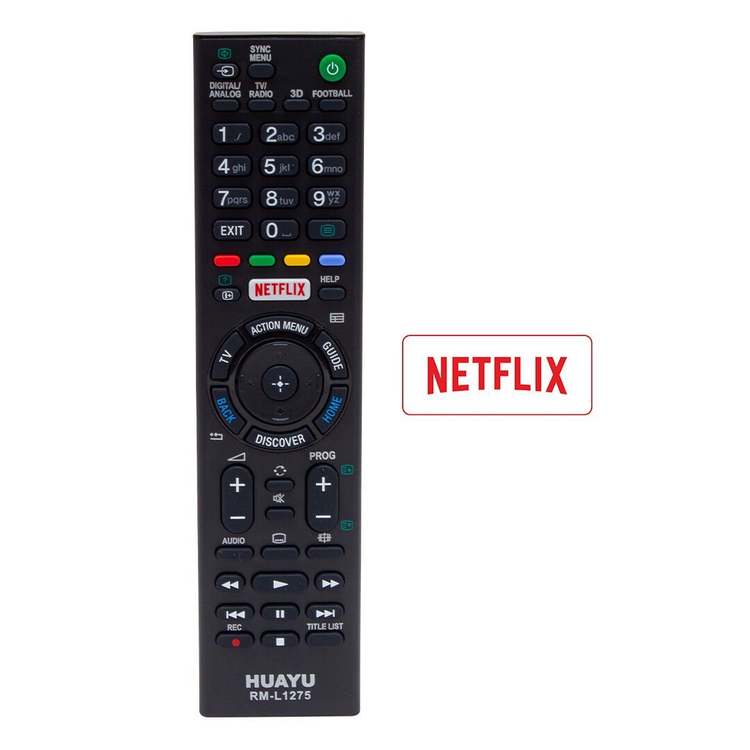 Sony RM-L1275 Netflix Tuşlu Lcd Led Tv Kumandası