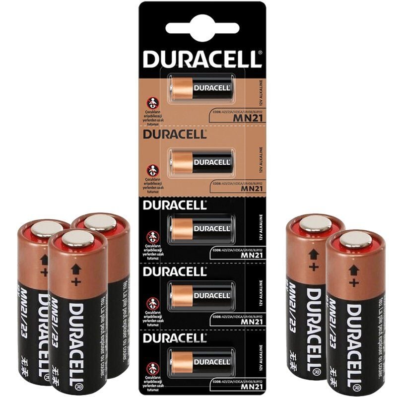 Duracell 23A Li̇tyum MN21 Alarm Pi̇li (5'li Paket)