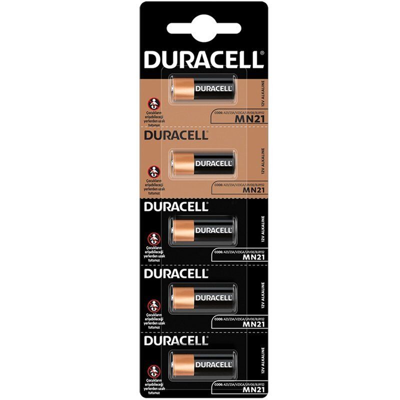 Duracell 23A Li̇tyum MN21 Alarm Pi̇li (5'li Paket)