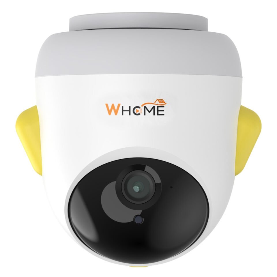 Whome 360° AI Gece Görüşlü Sarı WiFi Bebek Kamerası