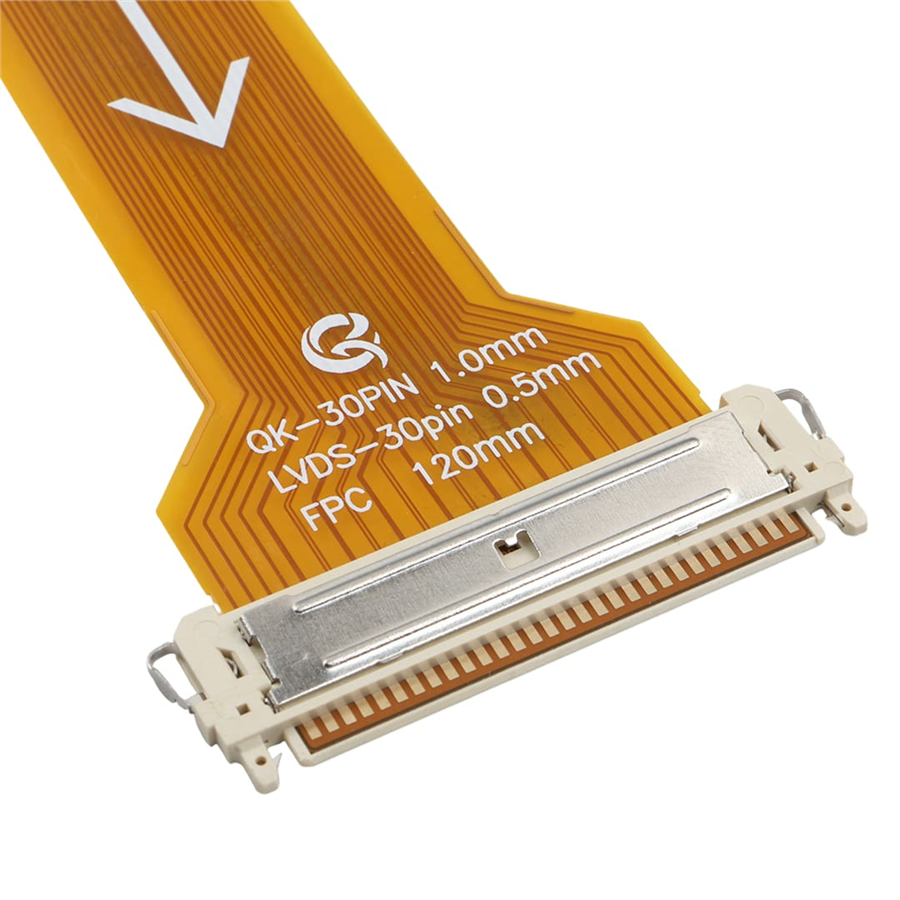 30 Pin 0.5Mm Pitch 100Mm Esnek Flat Kablo