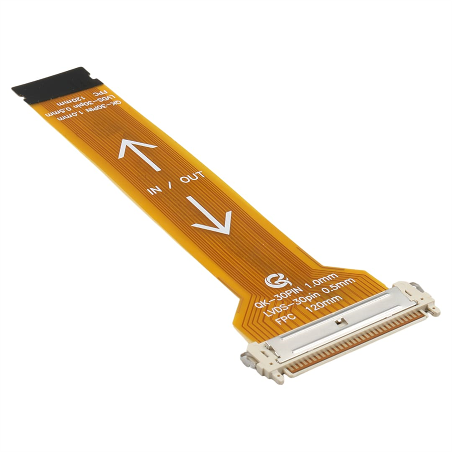 30 Pin 0.5Mm Pitch 100Mm Esnek Flat Kablo