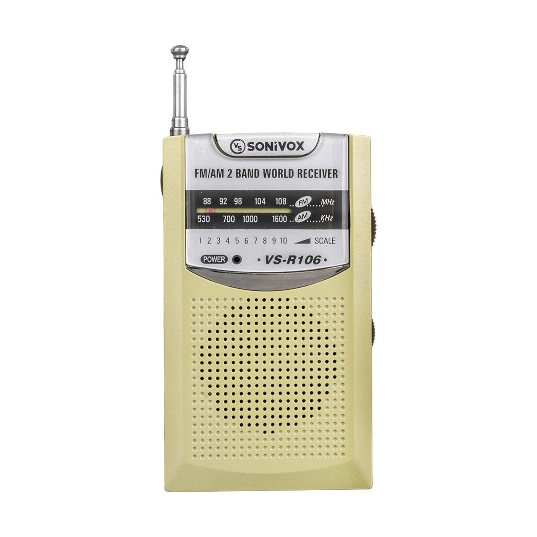 Sonivox VS-R106 Gold Renk Analog Fm Radyo