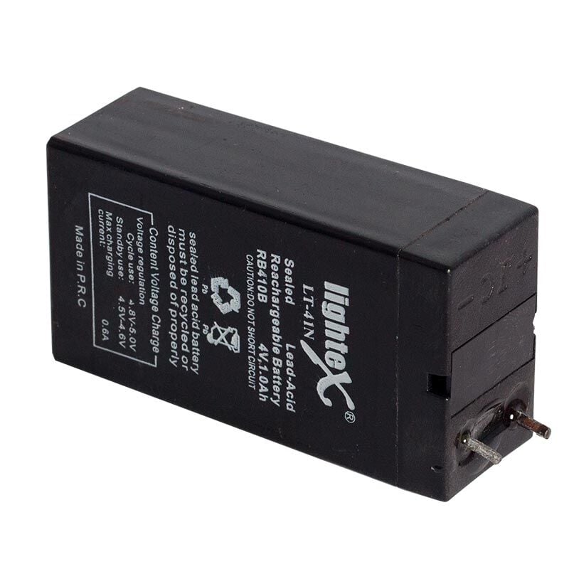 Lightex LT-41N 4 Volt 1 Amper Işıldak Akü (35x22x64 Mm)