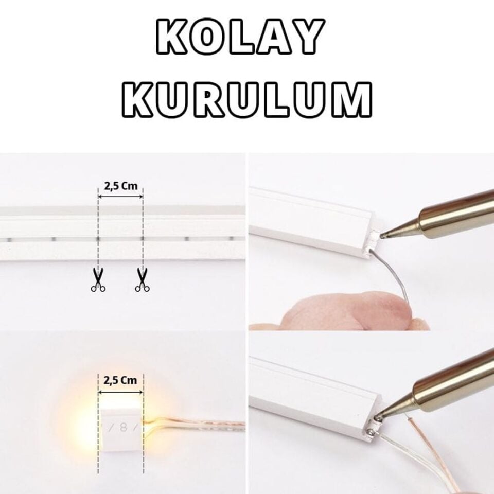 Powermaster PM-5286 12 Volt 100 Metre Mavi Neon Şerit Led