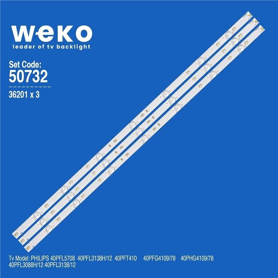Wkset-5732 36201X3 Cl-40-D307-V3 Ube12f01yt00s42s01231 3 Adet Led Bar