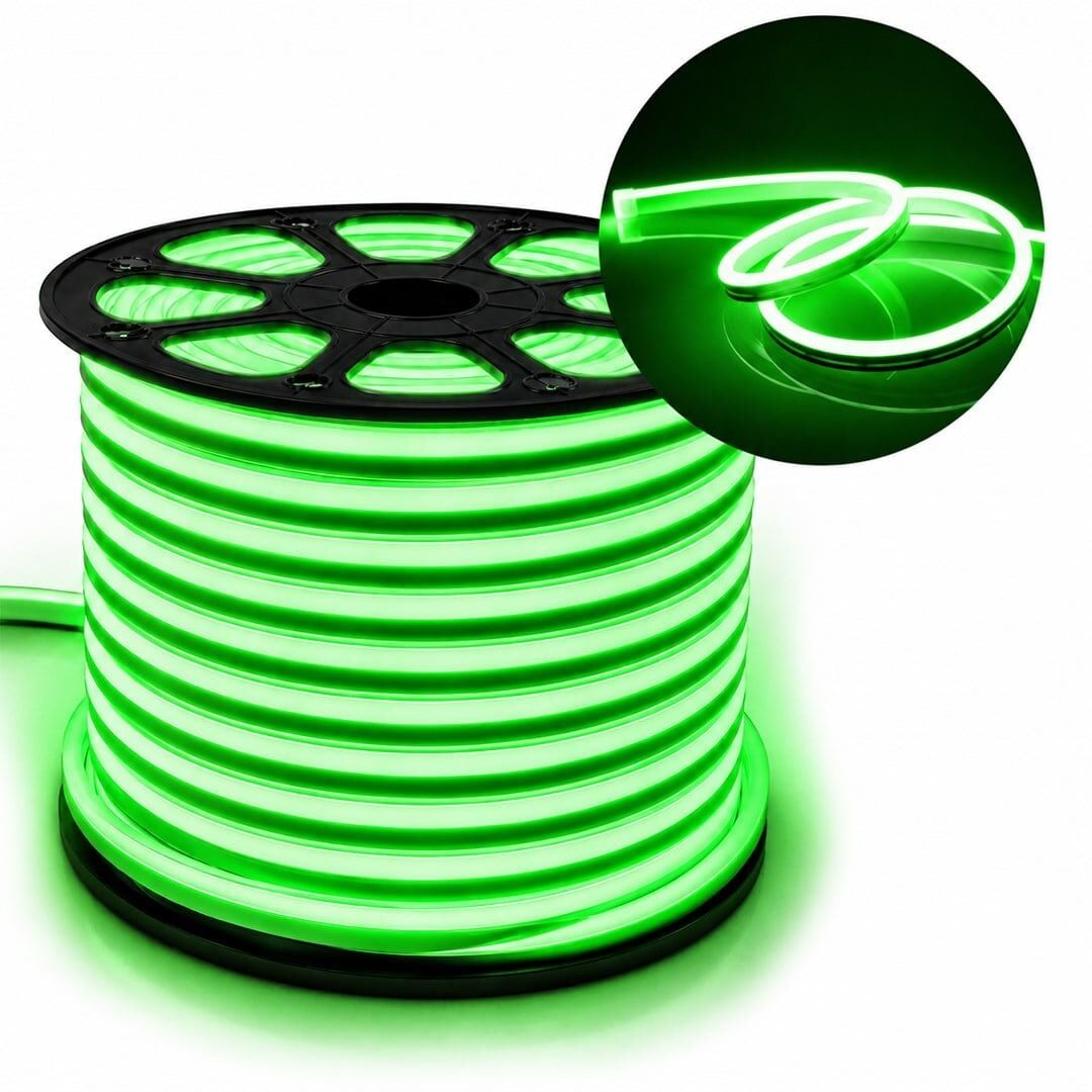 Powermaster PM-5287 12 Volt 100 Metre Yeşil Neon Şerit Led