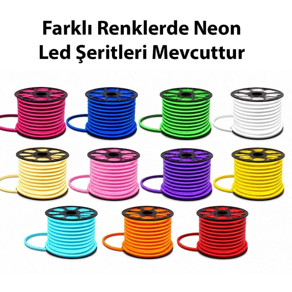 Powermaster PM-5287 12 Volt 100 Metre Yeşil Neon Şerit Led