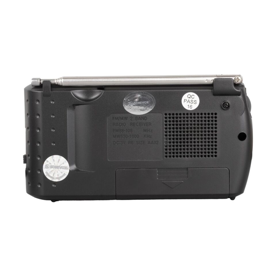 Sonivox VS-R516 Siyah Renk Analog Fm Radyo