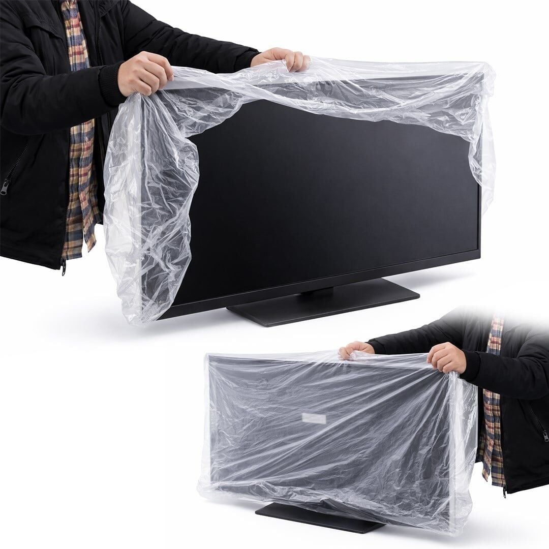 Weko WK-26227 60 Inç TV Monitör Toz Nem Önleyici Şeffaf Ekran Koruma Poşeti