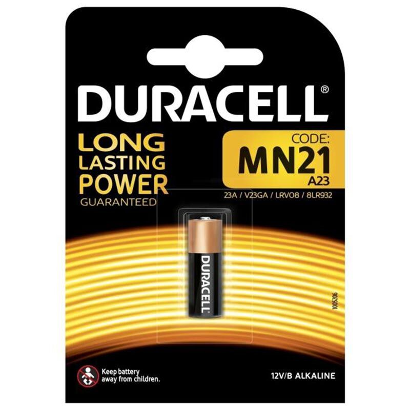 Duracell 23A Li̇tyum MN21 Alarm Pi̇li (Tekli̇ Paket)