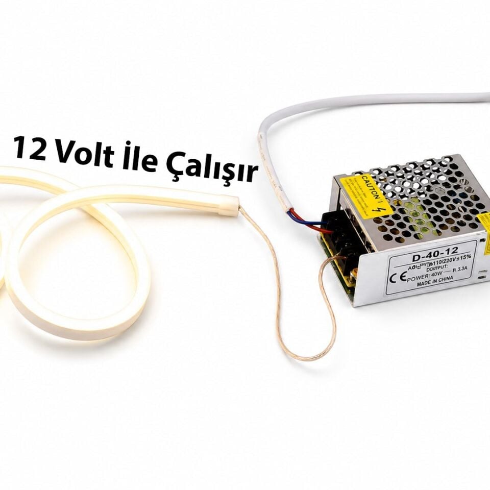 Powermaster PM-5289 12 Volt 100Metre Günışığı Neon Şerit Led