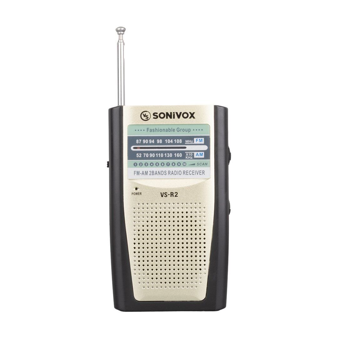 Sonivox VS-R2 Krem Renk Cep Tipi Analog Fm Radyo