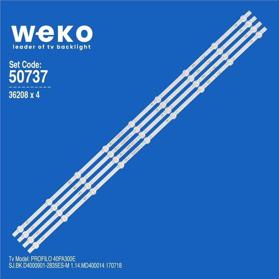 Wkset-5707 36208X4 Sj.Bk.D4000901-2835Es-M 1.14.Md400014 170718  4 Adet Led Bar