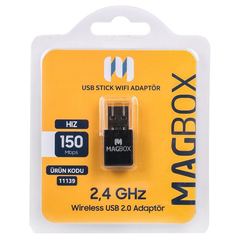 Magbox 802.11N Mini 7601 Chipset USB Stick Wifi Adaptör