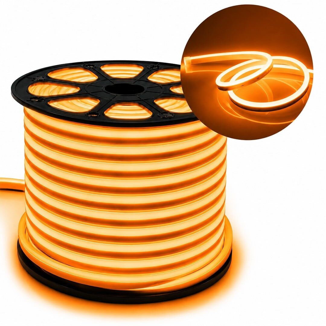 Powermaster PM-5294 12 Volt 100 Metre Turuncu Neon Şerit Led