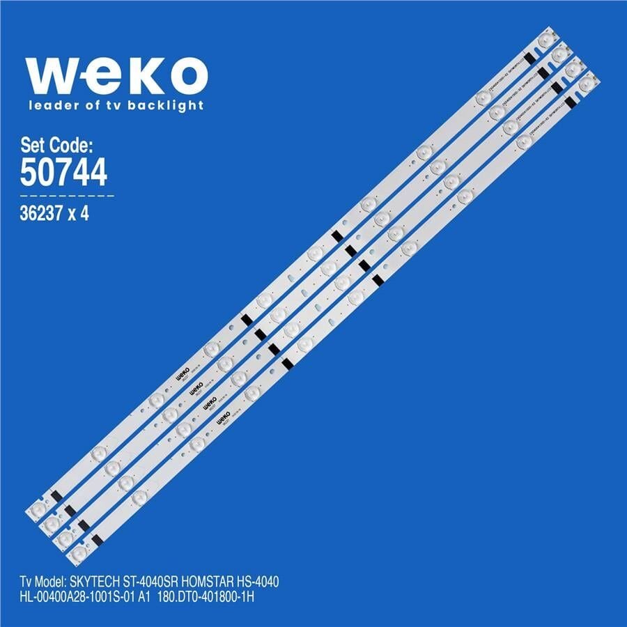 Wkset-5744 36237X4 Hl-00400A28-1001S-01 A1  180.Dt0-401800-1H 4 Adet Led Bar