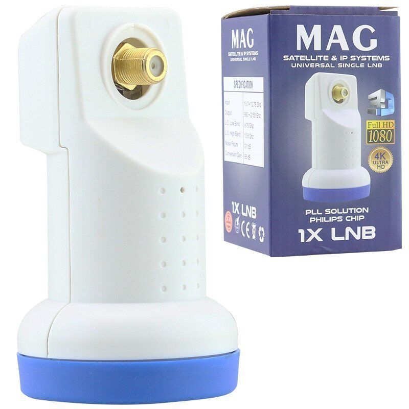 Mag Altın Uçlu 0.1 dB Philips Chip Tekli Lnb