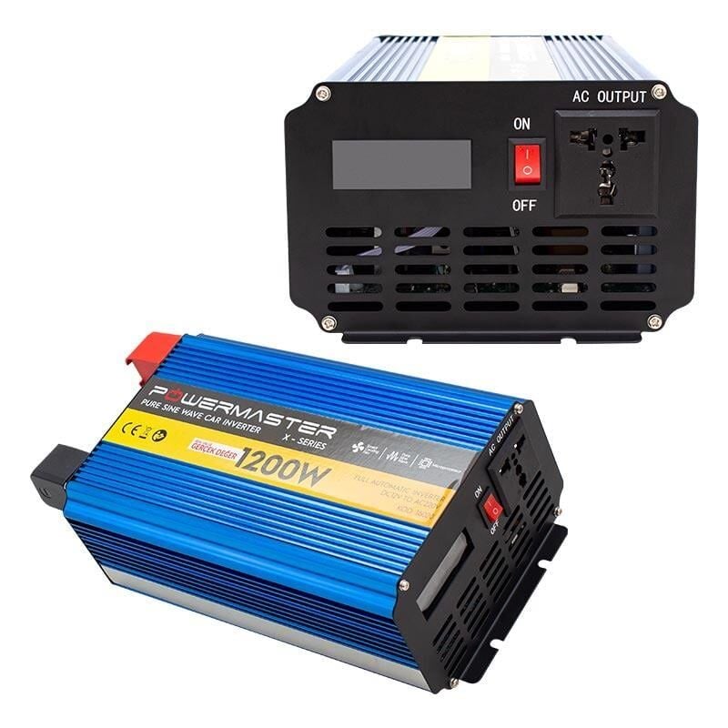 Powermaster 12 Volt 1200 Watt Pure Sinus Wave İnverter