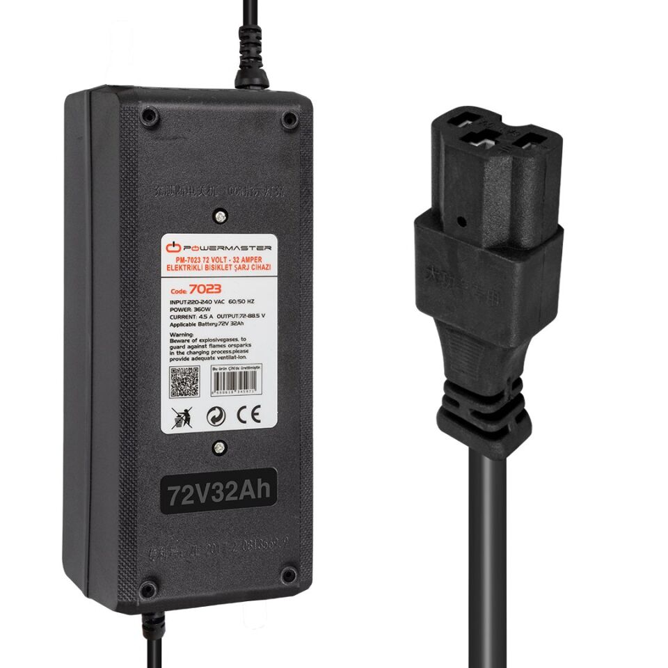 Powermaster 72 Volt 32 Amper Elektrikli Bisiklet Şarj Cihazı