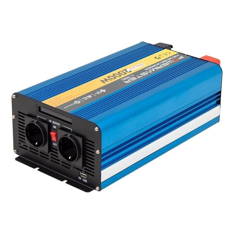 Powermaster 12 Volt 2000 Watt Pure Sinüs Wave İnverter