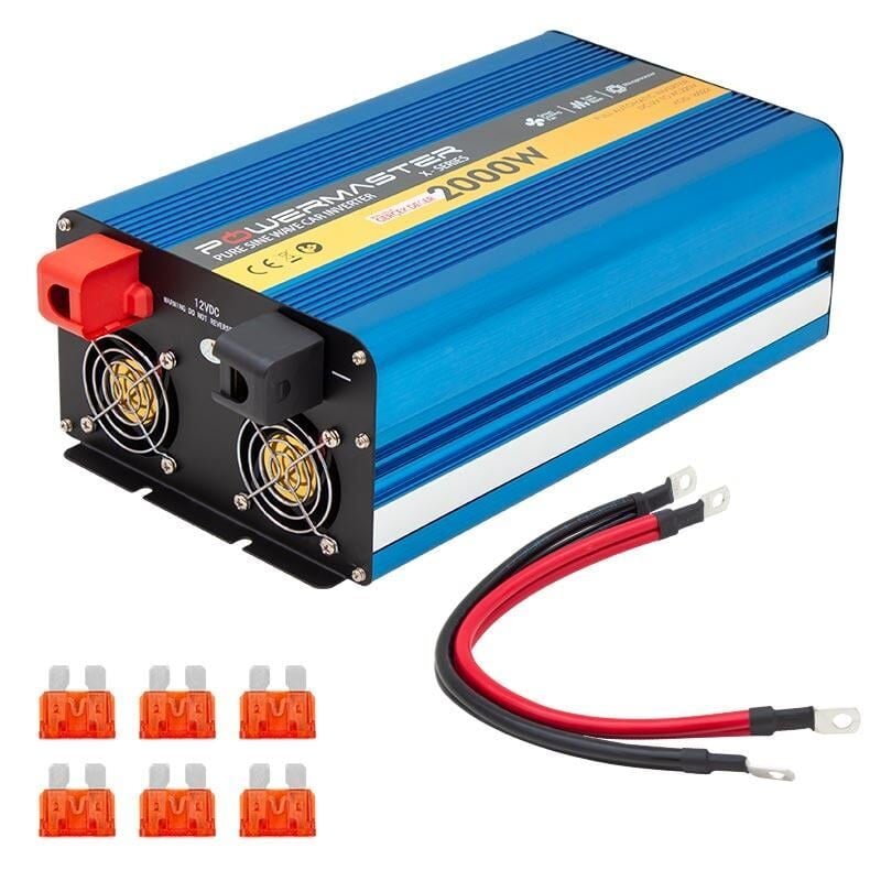 Powermaster 12 Volt 2000 Watt Pure Sinüs Wave İnverter