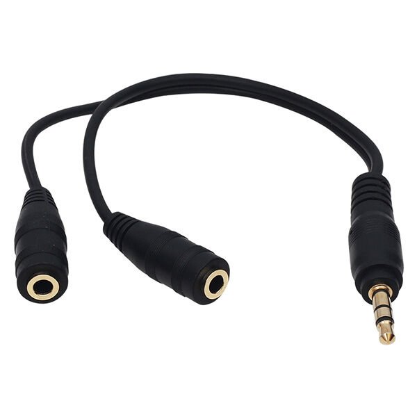 Powermaster 3.5 Mm Erkek-2 Stereo Dişi Kulaklık Çoklayıcı
