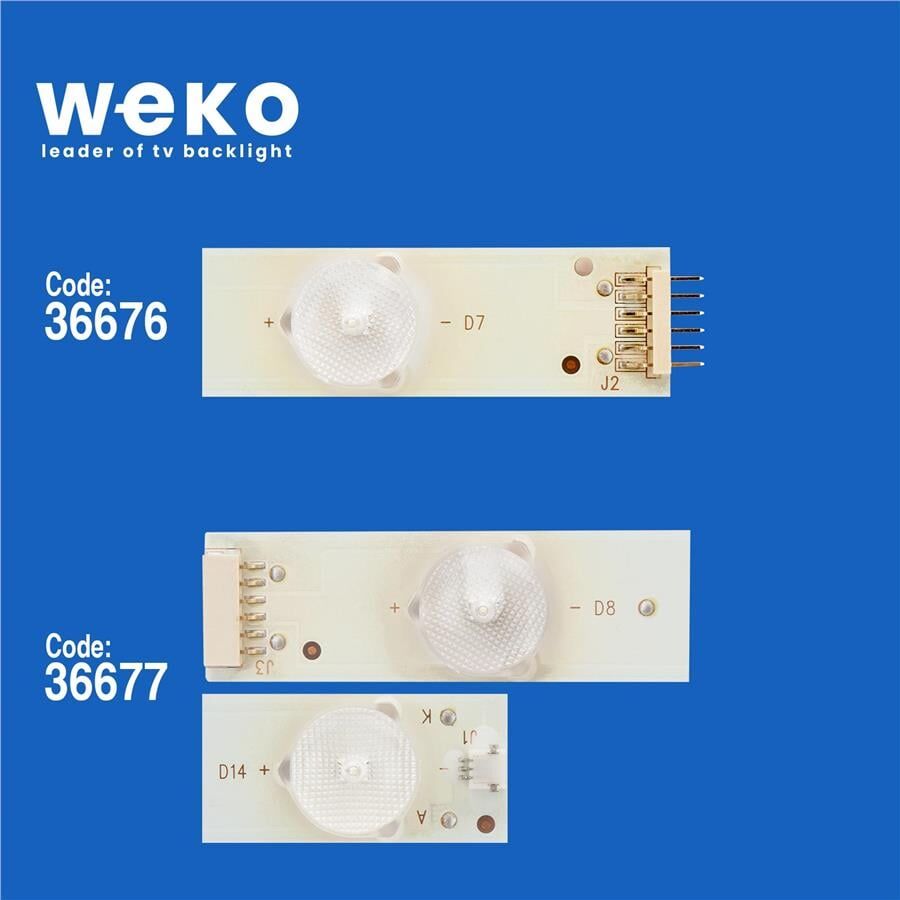 Wkset-5758 36676X4 36677X4 Mx48d14l-Zc14f-02 8 Adet Led Bar