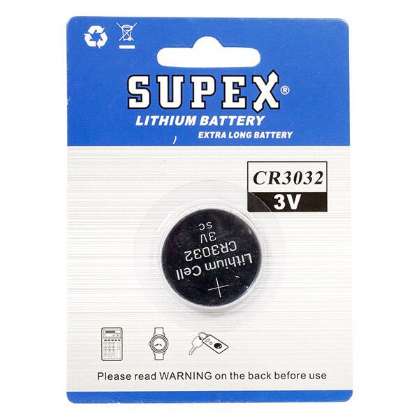 Supex CR3032 3 Volt Lityum Pil (Tekli Paket)