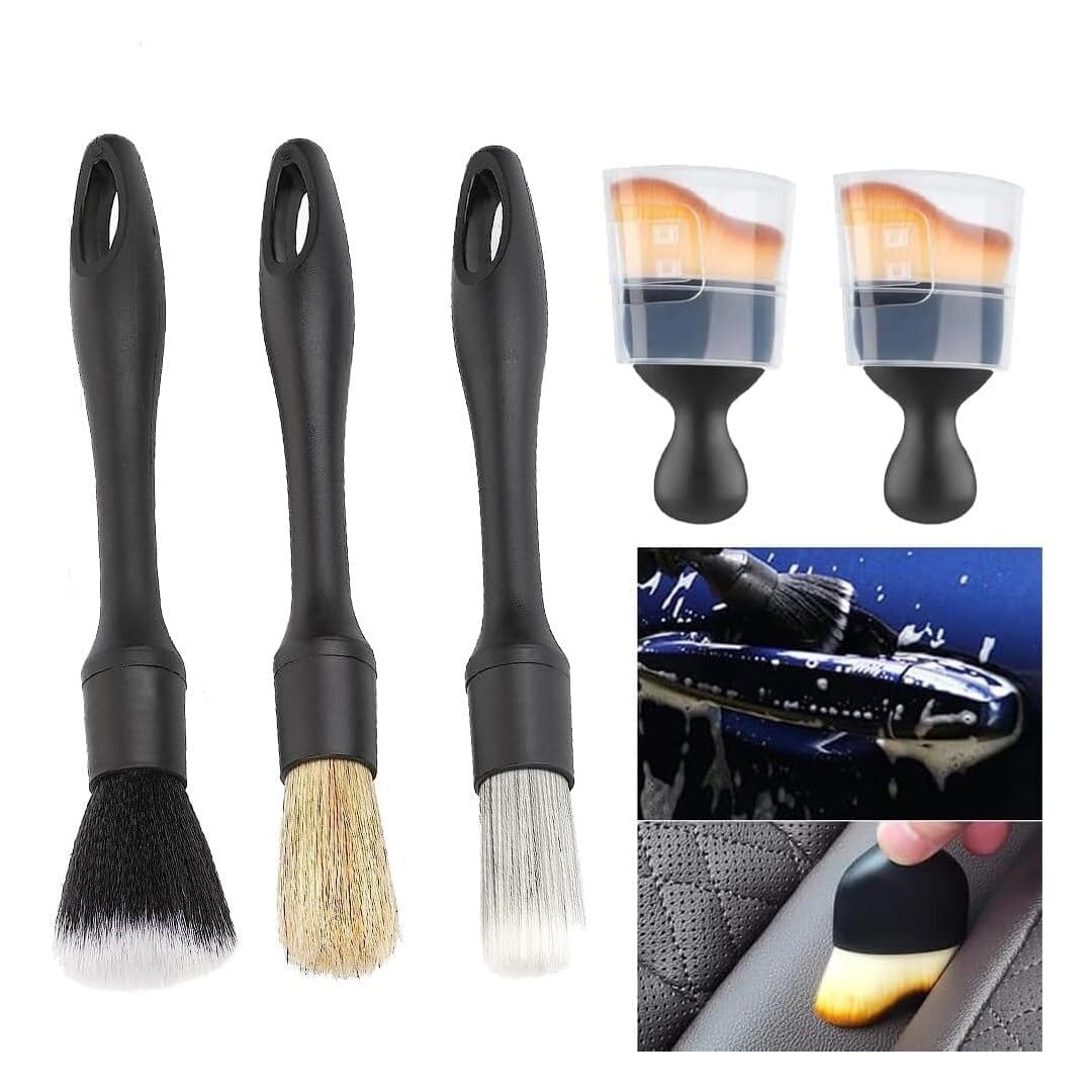 Sunup Çok Fonksiyonlu 5'Li Oto Detay Temizleme Fırça Seti