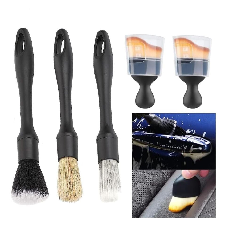 Sunup Çok Fonksiyonlu 5'Li Oto Detay Temizleme Fırça Seti