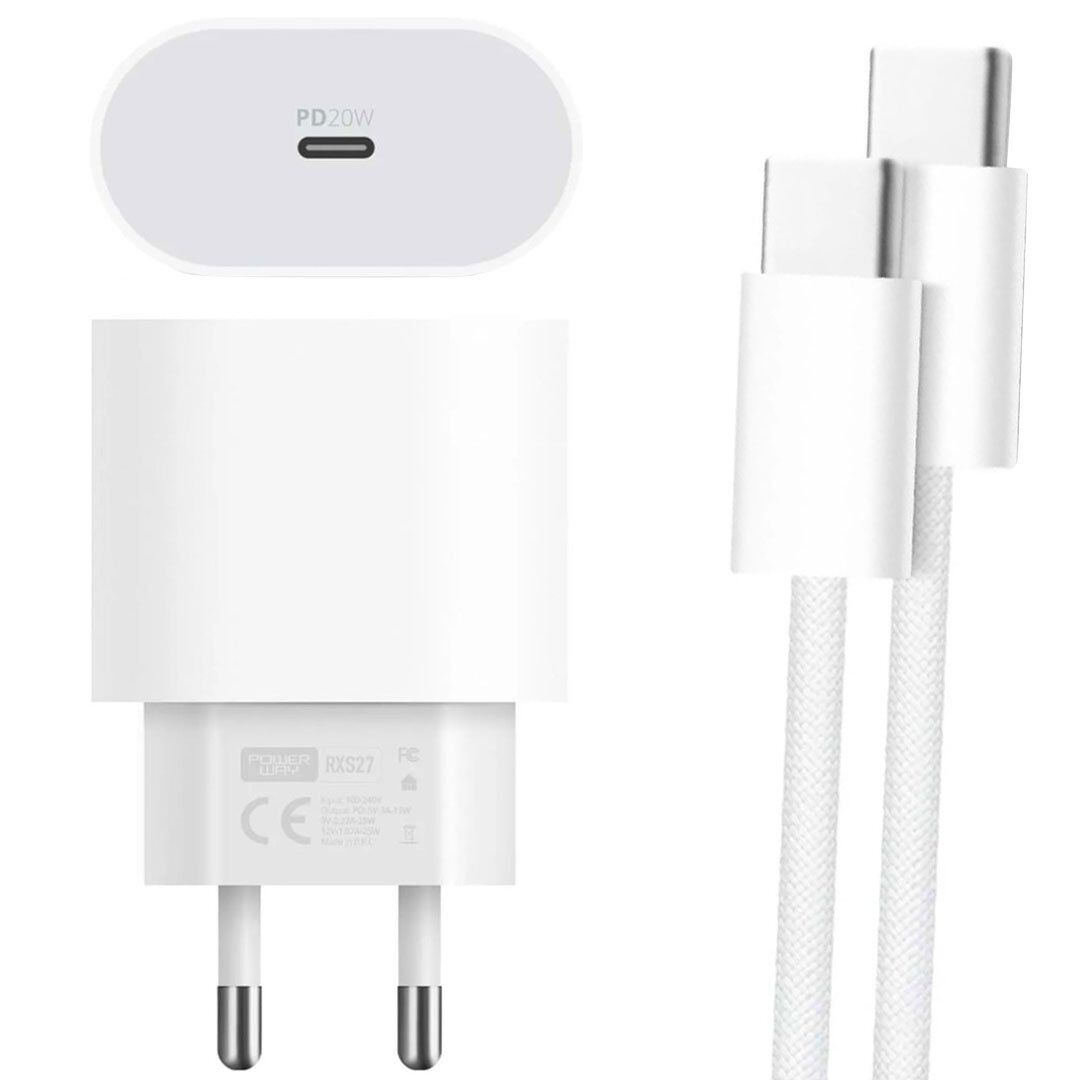 Powerway RXS27 20W Type-C Şarj Adaptörü - Kablo Seti